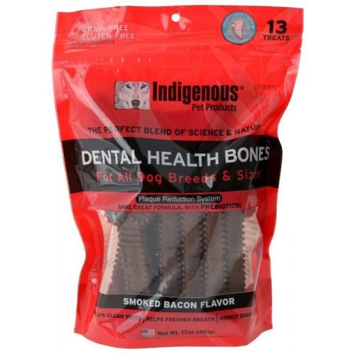 Indigenous Dental Health Bones - Smoked Bacon Flavor - 13 Count Indigenous Dental Health Bones - Smoked Bacon Flavor - 13 Count
